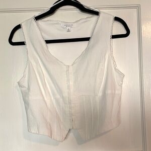 White Cotton Vest